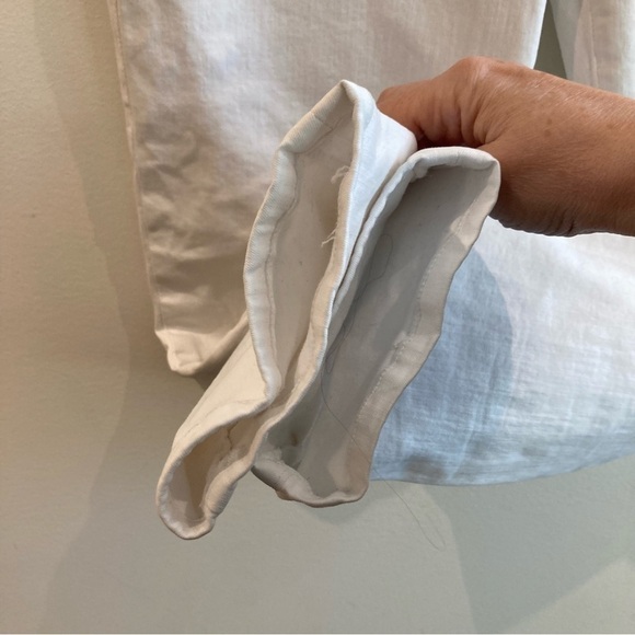 CITIZENS OF HUMANITY Sz 32 Rocket Crop High Rise Skinny White Jeans - Picture 6 of 11